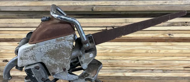 Vintage Wright Chainsaw Saw with Bar