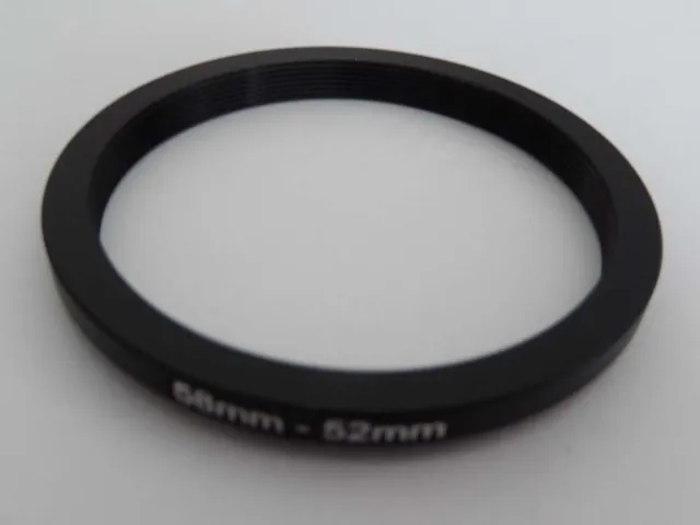 Step Down Adaptateur de filtre métal 58mm - 52mm  pour Olympus, Panasonic, Sony
