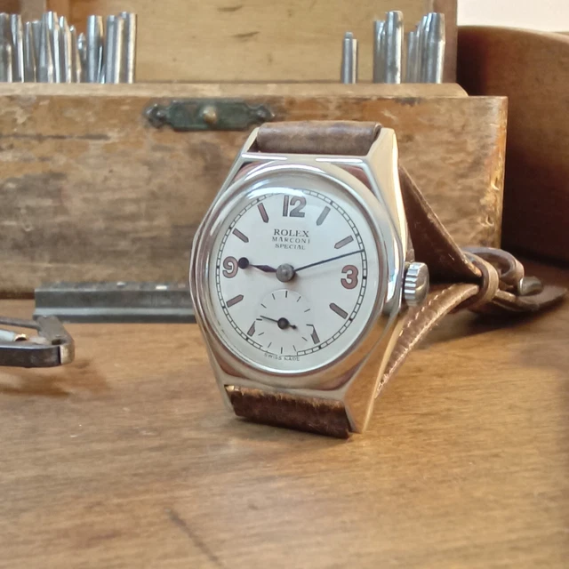 Vintage Rolex Marconi Special Juniors Case 29,5mm  Men's Watch 15 Jewels
