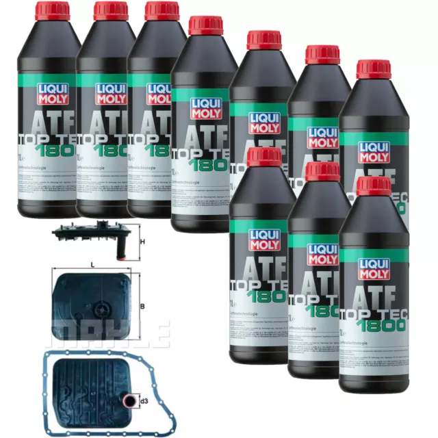 Liqui Moly Top Tec Atf 1800 10L Mahle Filtre à Huile de Transmission pour Ford