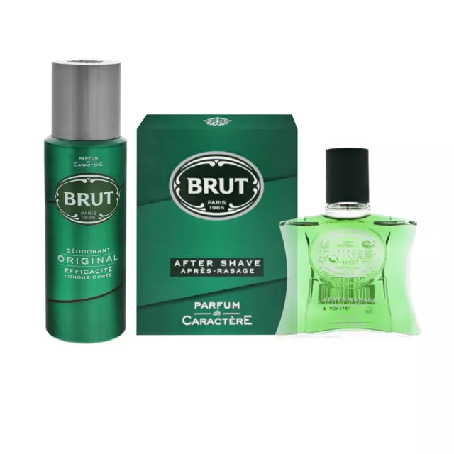 Brut Original Aftershave Rasierwasser 100ml + Brut Original Deodorant Deo 200ml