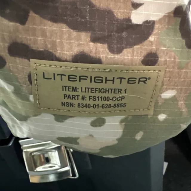 US Army Issue LITEFIGHTER 1 Individual Shelter System 1 Man Tent Multicam OCP 2