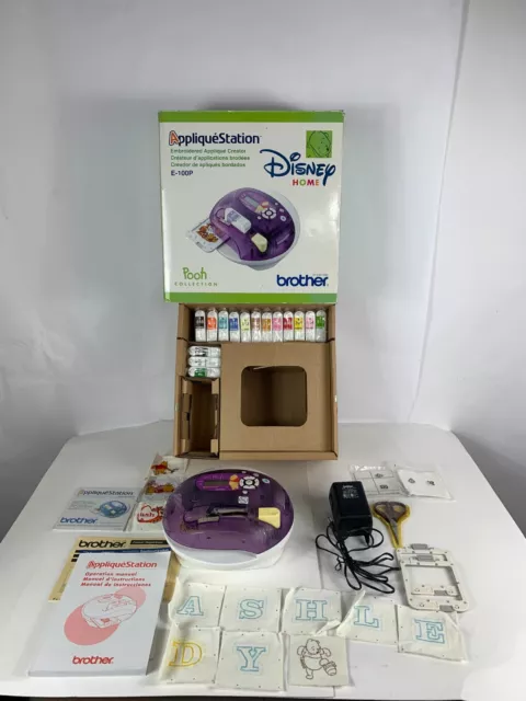 Bordado de apliques Disney Home Brother E-100P Winnie the Pooh