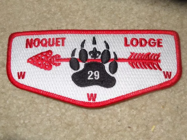 Boy Scout Noquet OA Lodge 29 Great Lakes Michigan Council First S1 Flap Patch