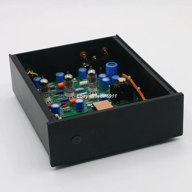 HIFI MM RIAA Turntable Preamp 12AX7 Tube Phono Stage Amplifier Base On ...