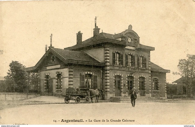 13826 cpa 95 Argenteuil - La Gare de la Grande Ceinture
