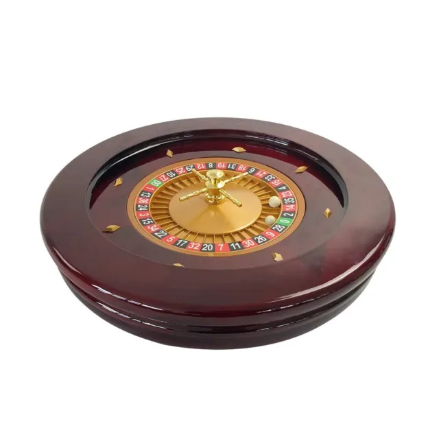 Yuanhe 20" Casino Grade Deluxe High Glossy Roulette Wheel