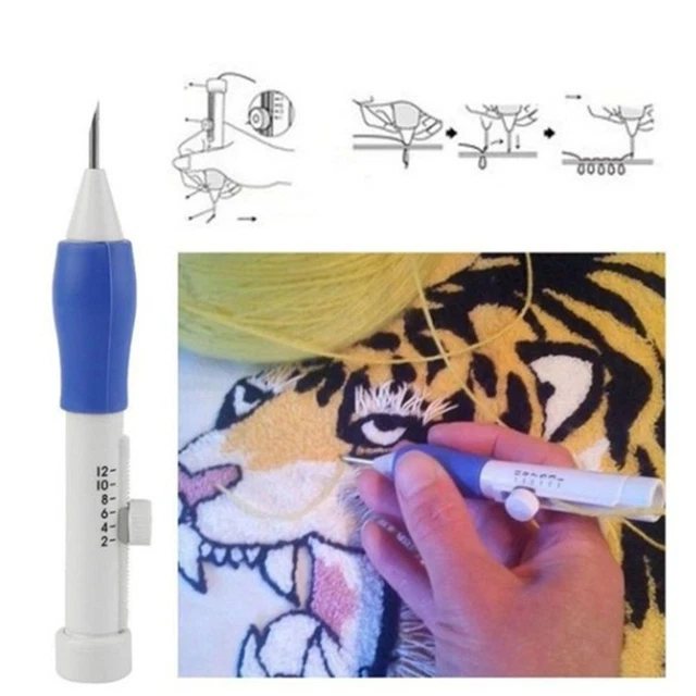 werkzeuge Magischer Bleistift DIY Punch Nadel Stickerei-Stift-Set Threader