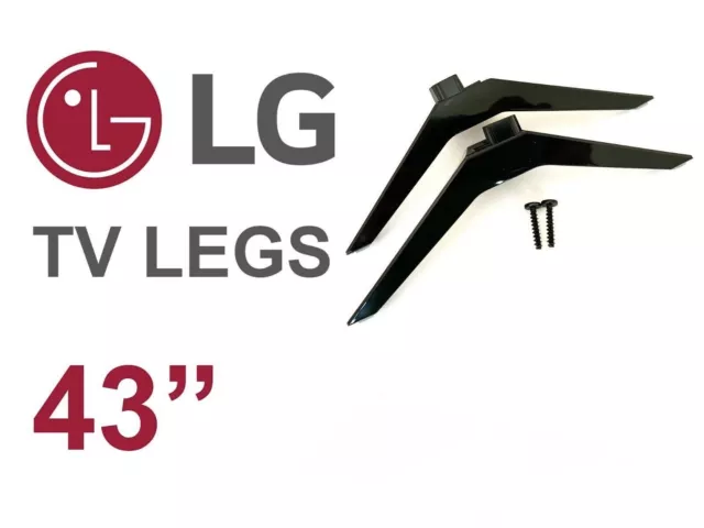 LG 43 TV Stand Legs For UJ/UK/UM/UN/ UP/UQ Series WITH Screws