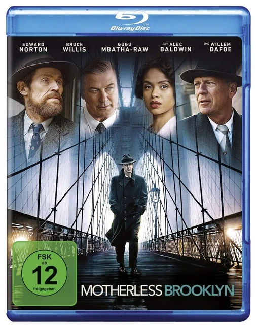 MOTHERLESS BROOKLYN (BLU-RAY) Roth Brenna Dafoe Willem Mbatha-Raw Gugu ...