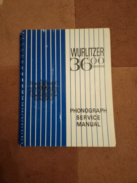 Wurlitzer 3600 series service manual