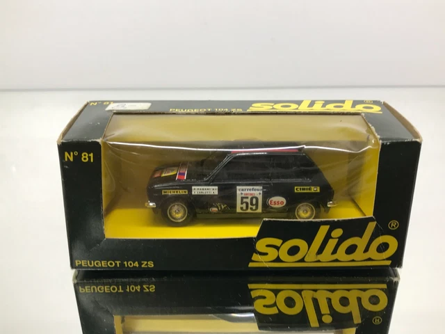 Solido n°1316, Peugeot 104 ZS rouge de 1972, 1/43e | UK