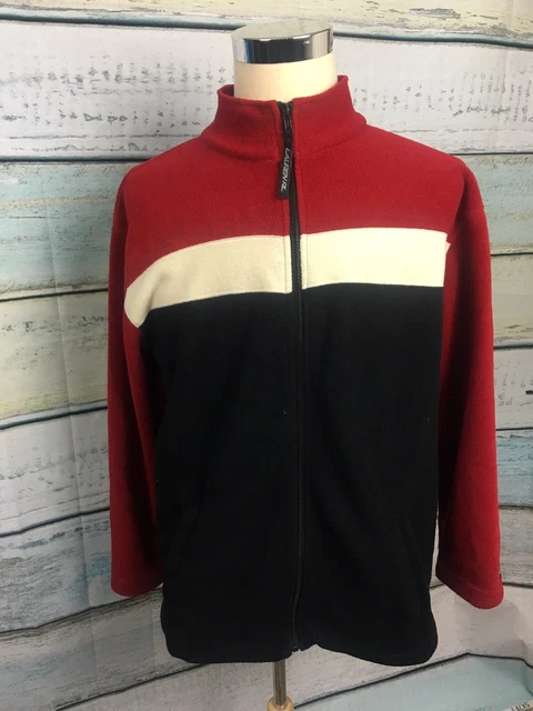 Ralph Lauren Jacket Full Zip Fleece Mens L Zip Soft Thick Large Lauren RL