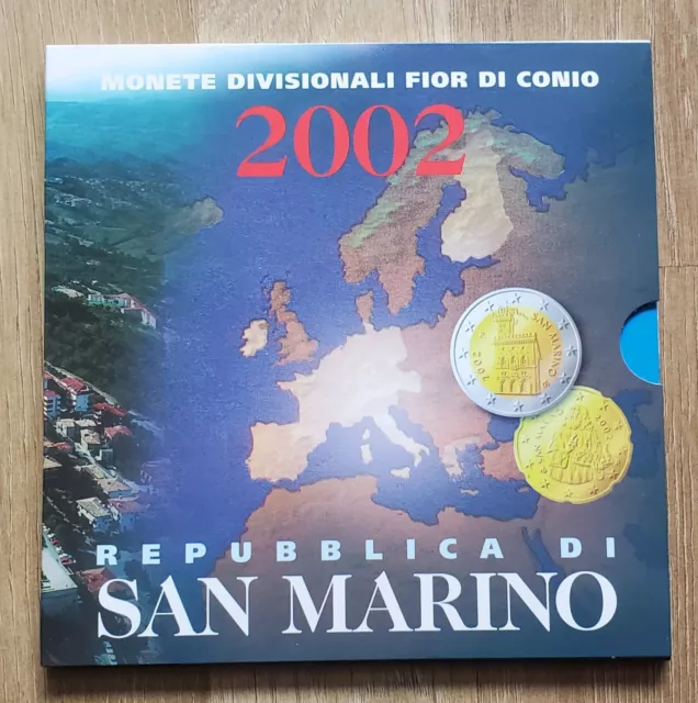 Euro Kms Münzen - San Marino 2002 - Im Blister - Ovp