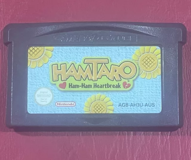 Hamtaro Ham Ham Heartbreak Nintendo GameBoy Advance Cartridge Game Cart GBA