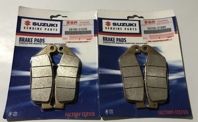 Set Comprimés Frein Avant Suzuki Burgman 650 59100-21860 59100-21870