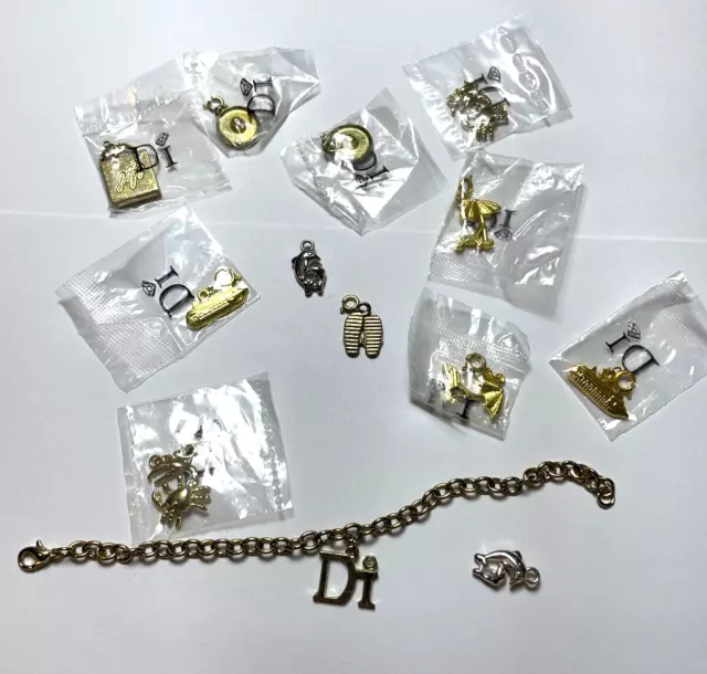 Diamonds International DI Cruise Jewelry Charm Bracelet & Charms Some Duplicates