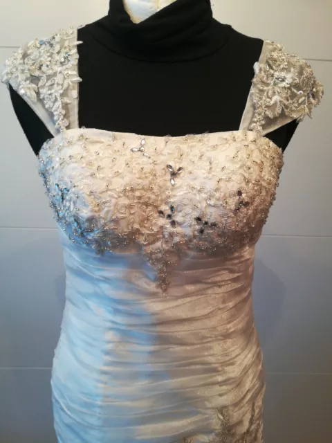 Brautkleid Hochzeitskleid, neu gr. 36 creme 010