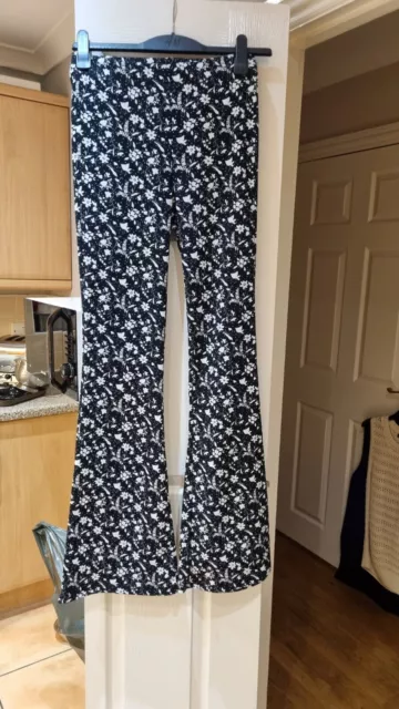Topshop black best sale flares