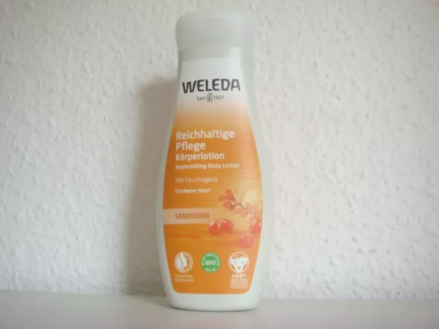 Weleda Sanddorn reichhaltige Pflege Körperlotion 200 ml