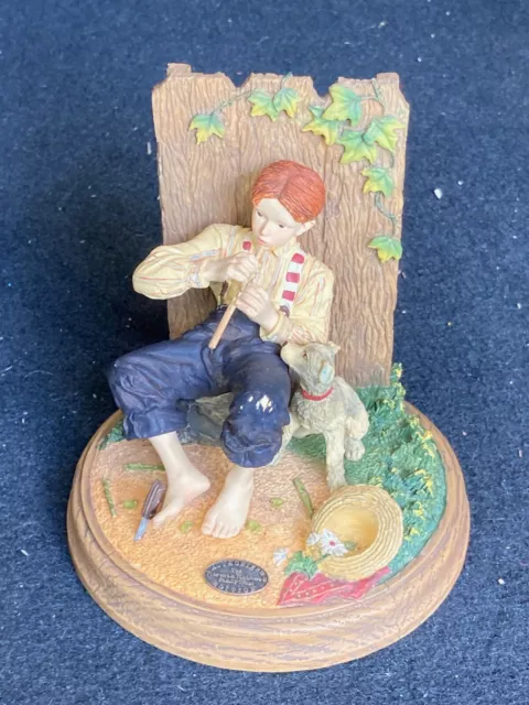 Norman Rockwell Figurine Best Friends Collection Daydreamers