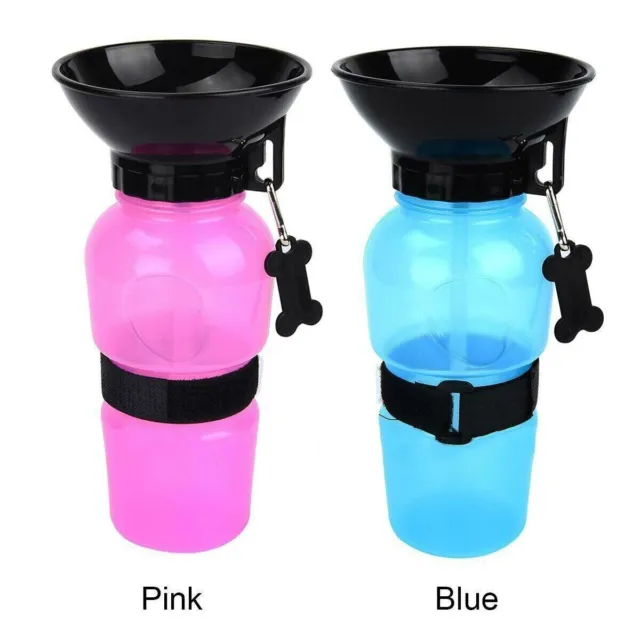 Dog Water Bottle 500ML, Portable Puppy Drinking Bottles Leak Proof Pet Travel