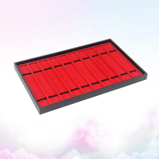 10 Slot Schaukasten Für Uhren Tabletts Uhrenablage Präsentationstablett