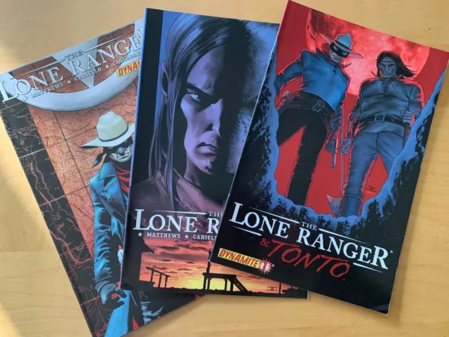 Lone Ranger 1, 11 - 15, Dynamite, 2008, Avg Grade F / Vf, 1St Prints
