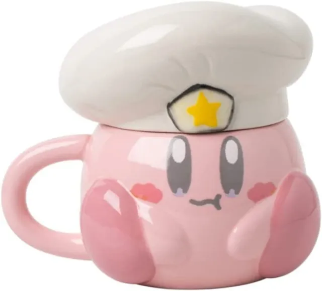 Kirby Cafe 2019 Mug cup lid Limited Kirby chef Kirby's Dream Land NEW F/S