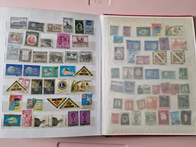 Job Lot Of South American Stamps Collection