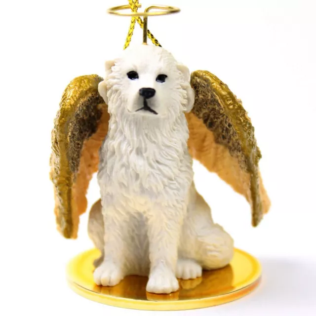 Great Pyrenees Ornament Angel Figurine Hand Painted