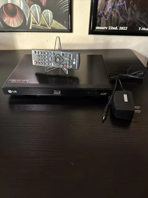 LG BP335W 3D Blu Ray DVD Player With Remote & AC Cable Tested Works