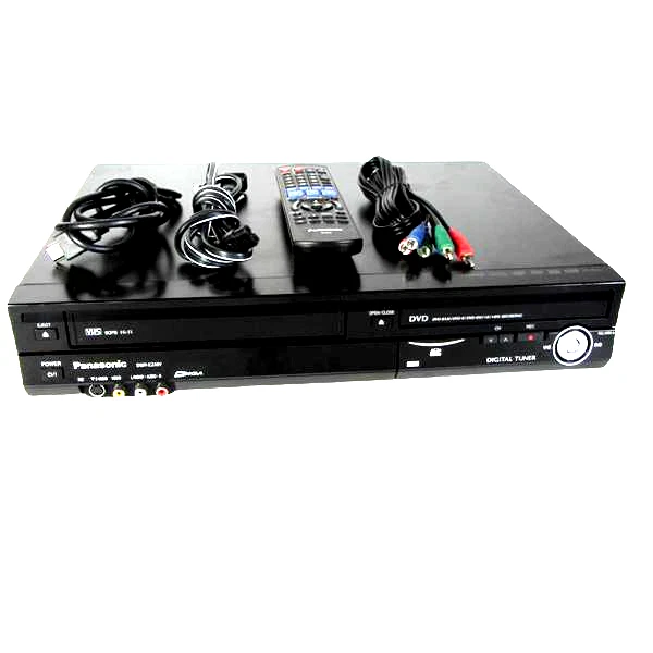 PANASONIC DMREZ48V DVD Recorder VHS VCR Player Remote HDMI Cable A/V