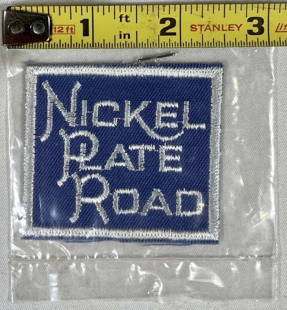 NICKEL PLATE ROAD Railroad NKP NEW YORK CHICAGO St LOUIS NYC&StL 2.3" Iron Patch