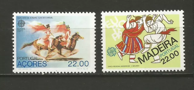 EUROPA CEPT 1981 Portugal Açores/Madère 2 timbres neufs MNH /TR1678