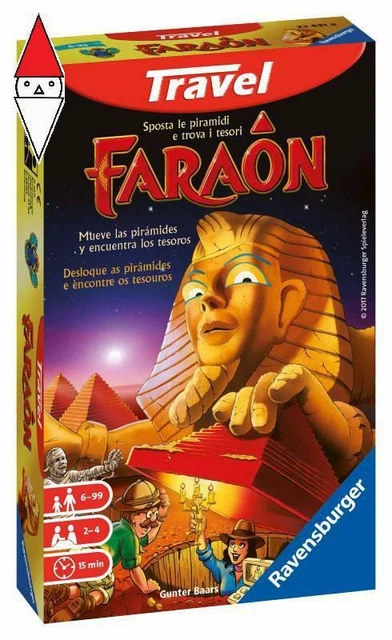 Gioco Da Tavolo Ravensburger Faraon Travel