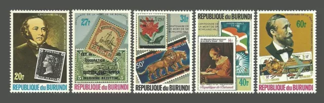 Burundi Stamps 1979 The 100th Anniversary of the Death of Sir Rowland Hill - MNH