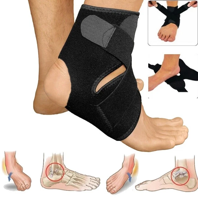ANKLE BRACE SUPPORT Foot Sprain Injury Pain Wrap Medical Ankle Strap 0