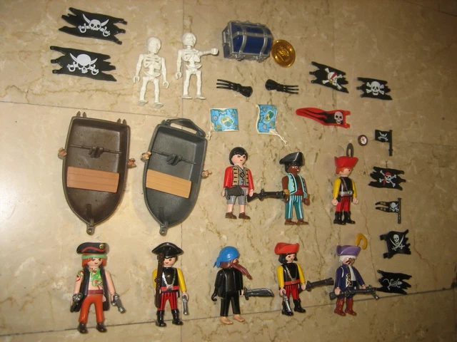 Playmobil Oeufs de Pâques 4942 pas cher, Pirate avec barque et trésor Playmobil Oeufs de Pâques 4942 pas cher, Pirate avec barque et trésor