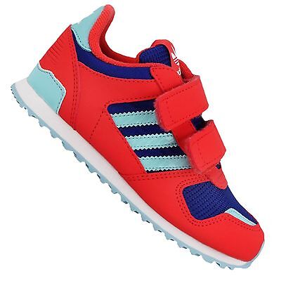 Adidas Originals Zx 700 Cf Neonato Bambino Bambini Ragazza Scarpe Rosso Blu