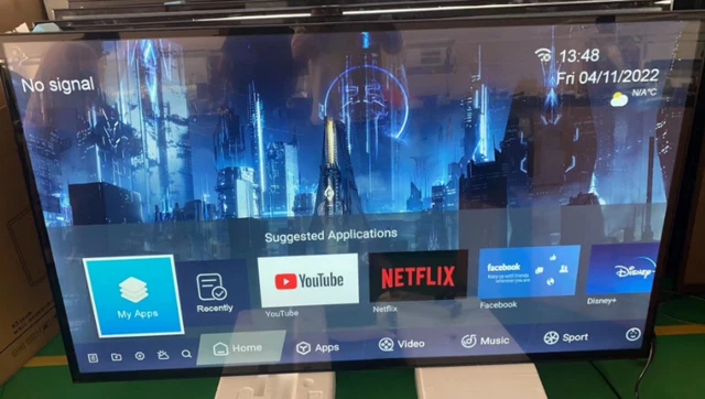 85" 4K UHD Smart TV Explosion Proof Tempered Screen.