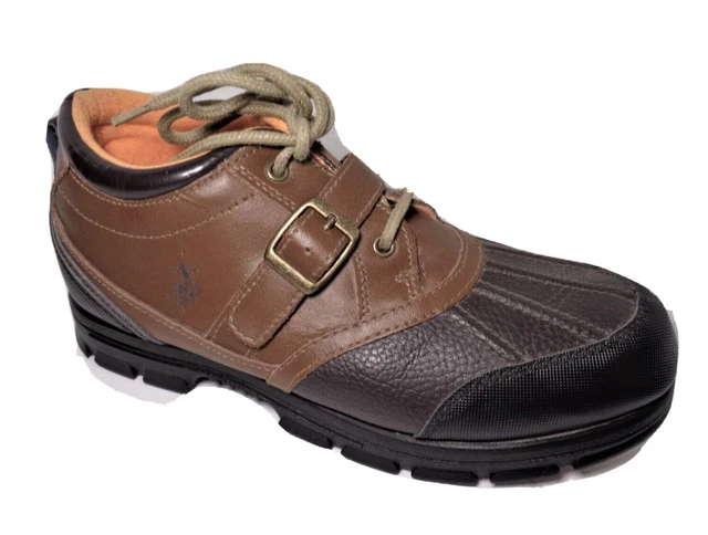 US Polo Assn 2 Colorado Womens Brown Leather Duck Boots Shoe US Size 9.5