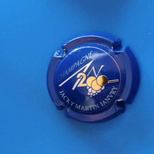 capsule de champagne AN 2000 PERSO JACKY MARTIN JANVRY sur 616 RARE