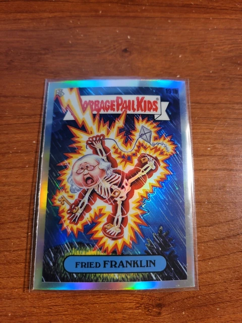Fried Franklin Topps Chrome Garbage Pail Kids Gpk Series 5 Refractor #191B 2022