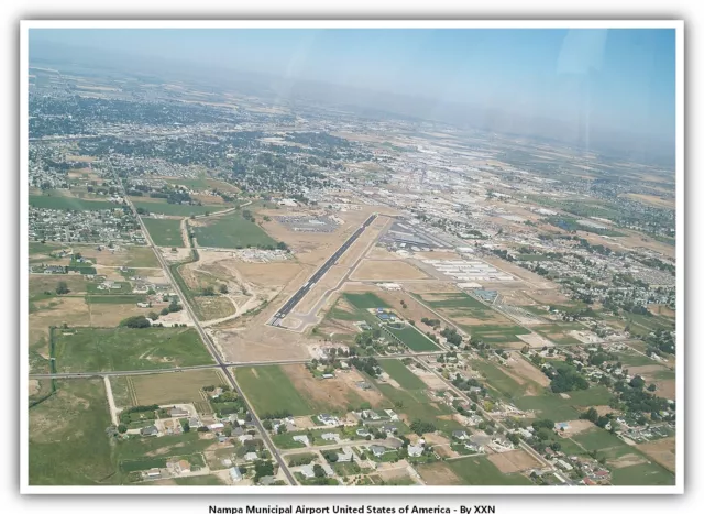 Nampa Municipal Airport United States of America Airport Postcard
