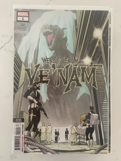Web of Venom Ve'Nam #1 2018 Marvel 2nd Printing Variant Cover NM