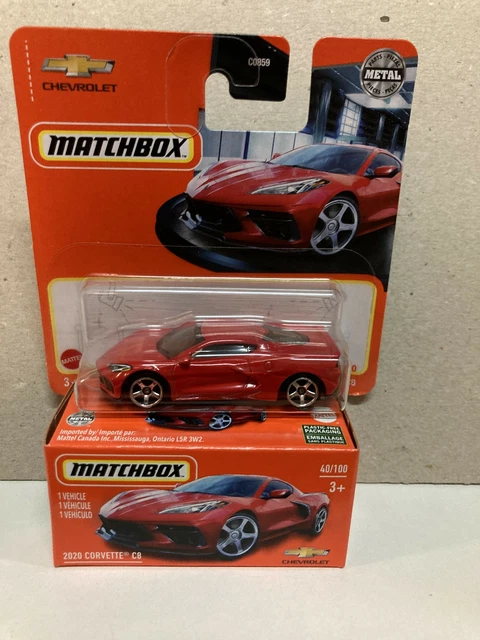 Miniature Matchbox 1/64 Chevrolet Corvette C8 2020 - Neuf En Boîte