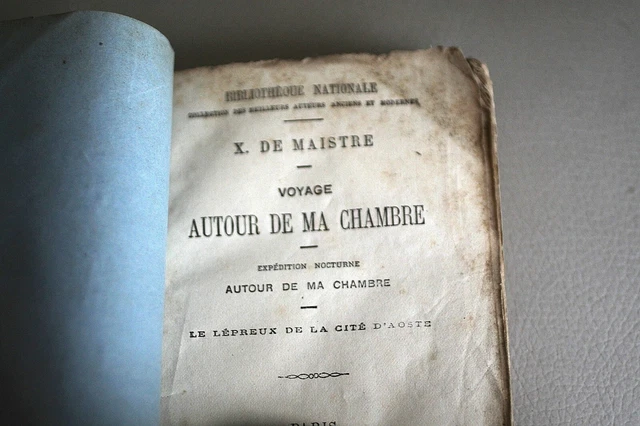 Voyage Autour De Ma Chambre Xavier De Maistre picclick.fr