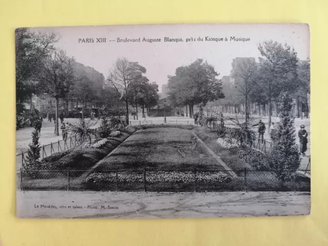 CPA 75 - PARIS Boulevard Auguste BLANQUI pris du KIOSQUE à MUSIQUE