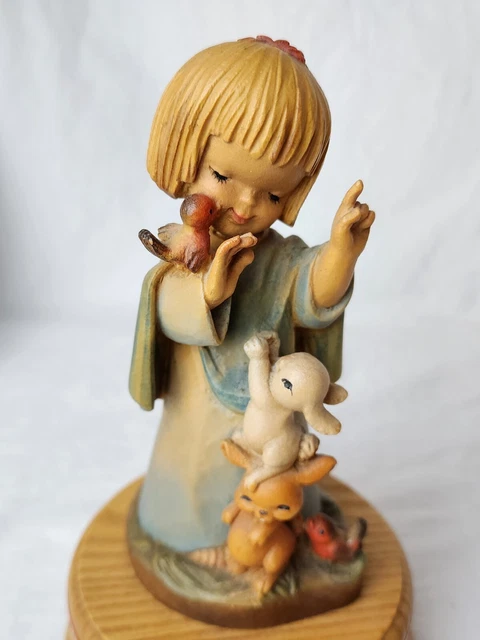 ANRI “TALK To The Animals” Music Box Italy - Works Great $16.45